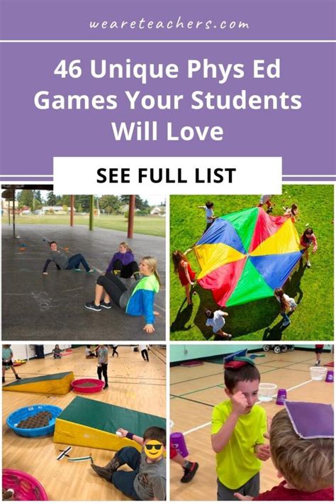 46 Unique Phys Ed Games Your Students Will Love.